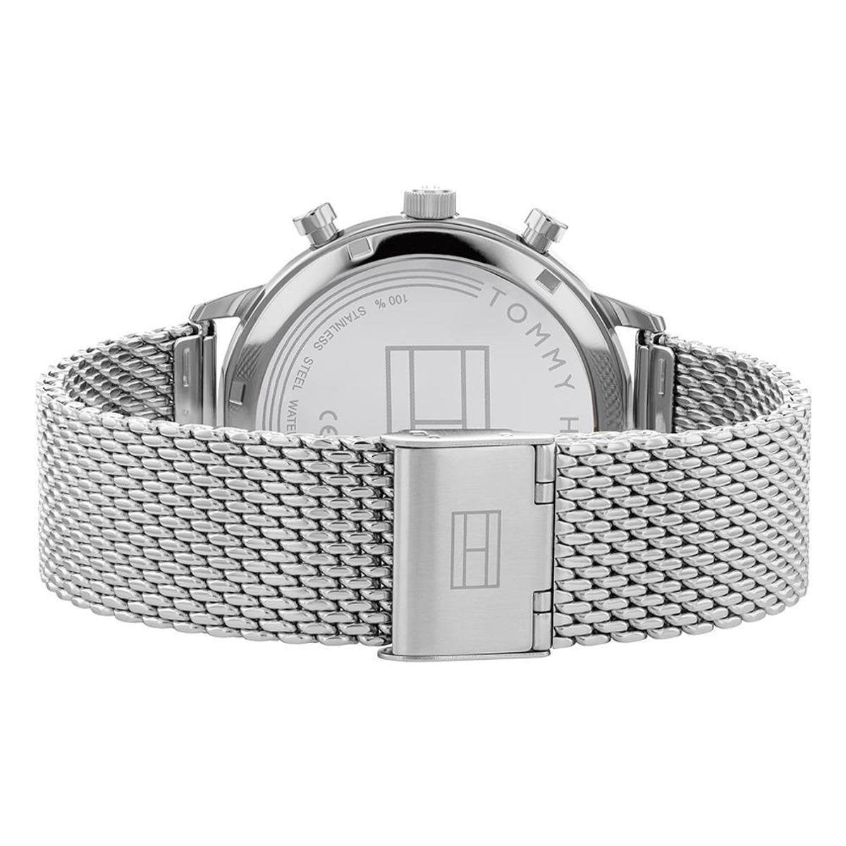 Buy Tommy Hilfiger Mens Quartz Silver Stainless Steel White Dial 44mm Watch - 1791988 in Pakistan