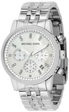 Buy Michael Kors Chronograph Mother Of Pearl Dial Silver Strap Ladies Watch - Mk5020 in Pakistan