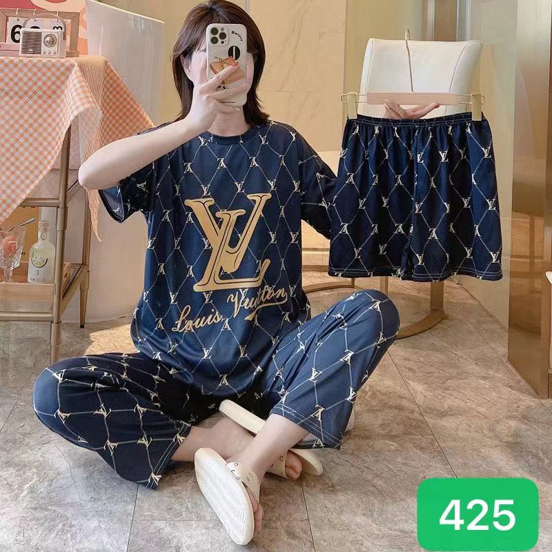 Buy Noise Cotton 3 Piece Printed Pajama Suit LV in Pakistan