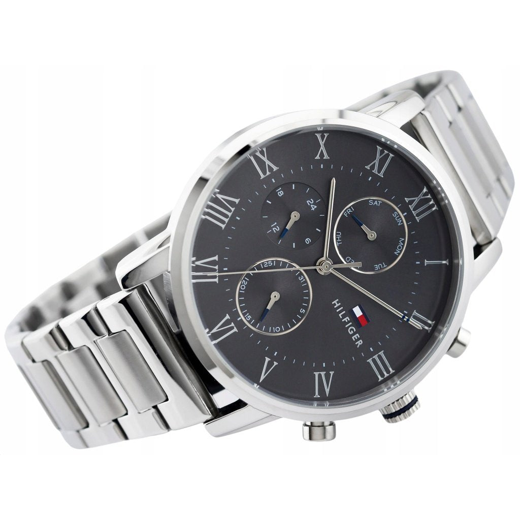 Buy Tommy Hilfiger Mens Quartz Stainless Steel Grey Dial 44mm Watch - 1791397 in Pakistan