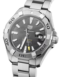 Buy TAG Heuer Aquaracer Calibre 5 Automatic Grey Dial Silver Steel Strap Watch for Men - WBD2113.BA0928 in Pakistan