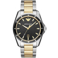 Buy Emporio Armani Men's Quartz Two-tone Stainless Steel Black Dial 44mm Watch AR80017 in Pakistan