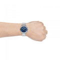 Buy Emporio Armani Mario Blue Dial Silver Steel Strap Watch for Men - AR11306 in Pakistan