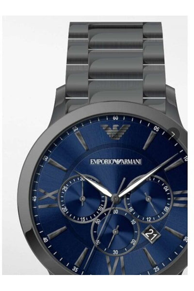 Buy Emporio Armani Men's Chronograph Quartz Stainless Steel Blue Dial 43mm Watch AR11348 in Pakistan