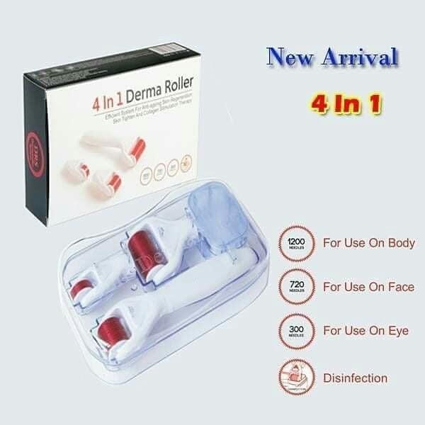 Buy Facial Beauty Derma Roller 4 In 1 in Pakistan