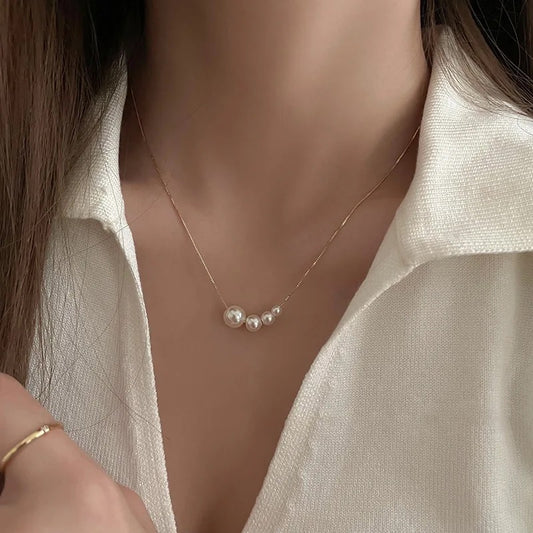 Buy Bling On Jewels Flea Pearl Necklace in Pakistan