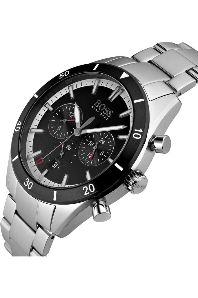 Buy Hugo Boss Mens Quartz Stainless Steel Black Dial 44mm Watch - 1513862 in Pakistan