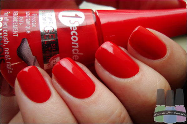 Buy Bourjois 1 Seconde Gloss Nail Polish - 10 Rouge Poppy in Pakistan