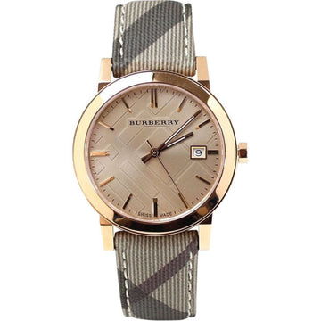 Buy Burberry Women's Swiss Made Leather Strap Rose Gold Dial 40mm Watch BU9040 in Pakistan