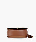 Buy Brown foldover saddle bag in Pakistan