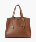 Buy Brown multi compartment satchel bag in Pakistan