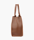 Buy Brown multi compartment satchel bag in Pakistan