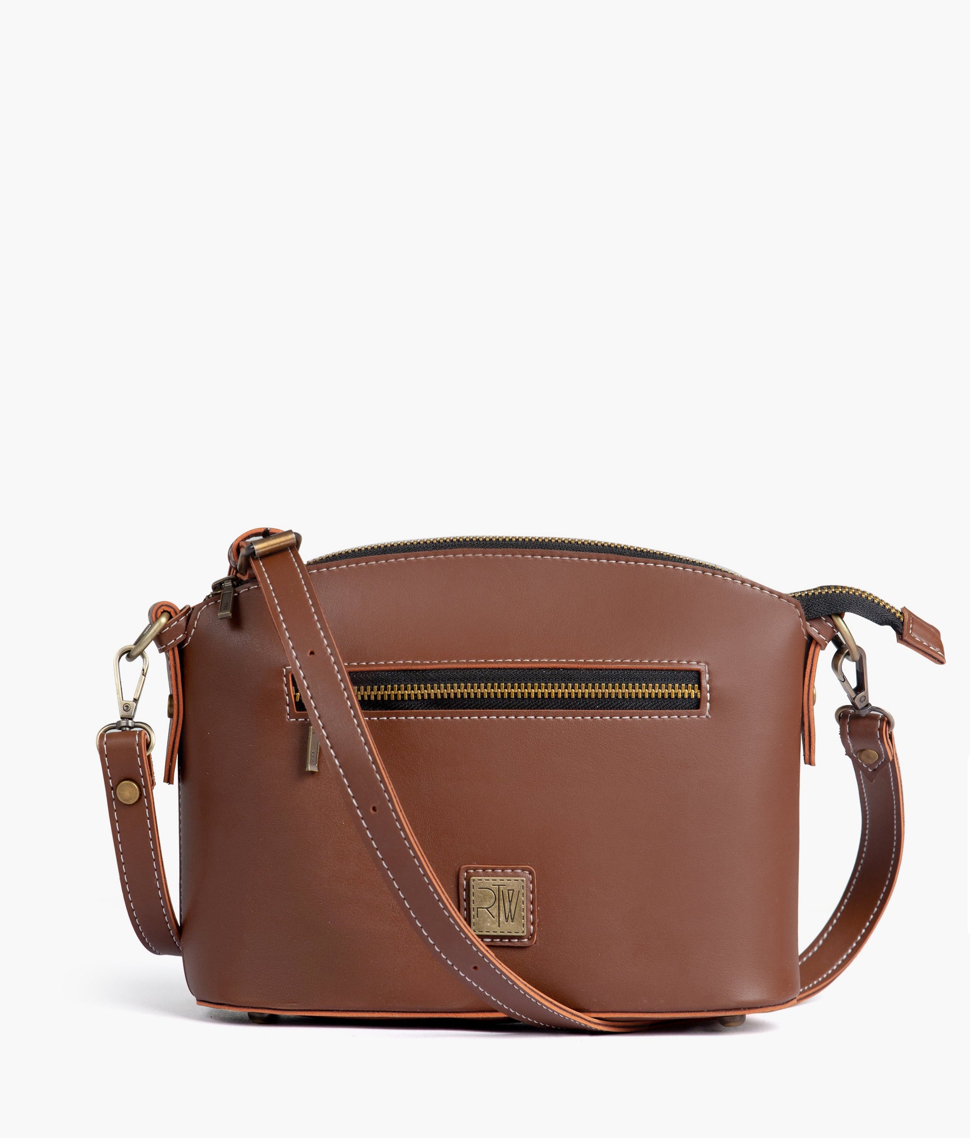 Buy Brown dome cross-body bag in Pakistan