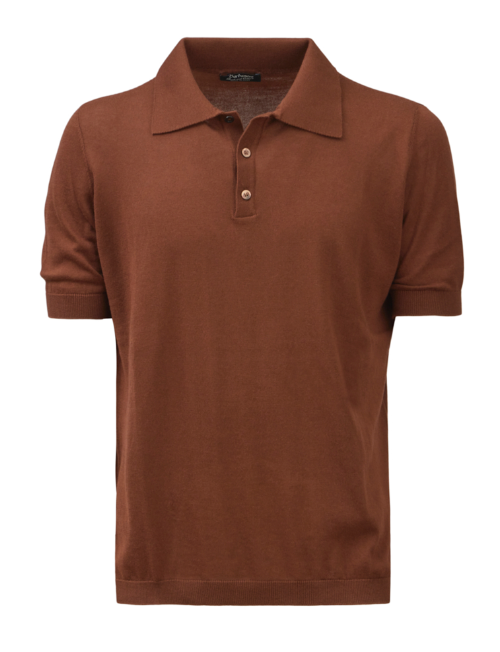 Buy Unisex Basic Plain Polo Shirt - Brown in Pakistan