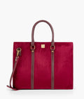 Buy Burgundy suede laptop bag in Pakistan