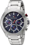 Buy Tommy Hilfiger Mens Quartz Stainless Steel Blue Dial 44mm Watch - 1791228 in Pakistan