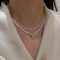 Buy Bling On Jewels Pearl Love Struck Necklace in Pakistan