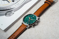 Buy Neutra Green Dial Brown Leather Strap Watch For Men in Pakistan