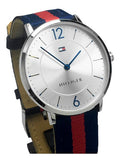 Buy Tommy Hilfiger Ultra Slim Silver Dial Two Tone Nylon Strap Watch for Men - 1791328 in Pakistan