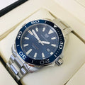 Buy Tag Heuer Aquaracer Blue Dial Silver Steel Strap Watch for Men - WAY101C.BA0746 in Pakistan