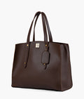 Buy Dark brown multi compartment satchel bag in Pakistan