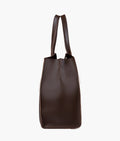 Buy Dark brown multi compartment satchel bag in Pakistan