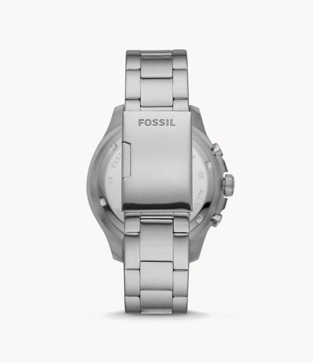 Buy Fossil Men's Chronograph Quartz Stainless Steel Blue Dial 46mm Watch FS5724 in Pakistan