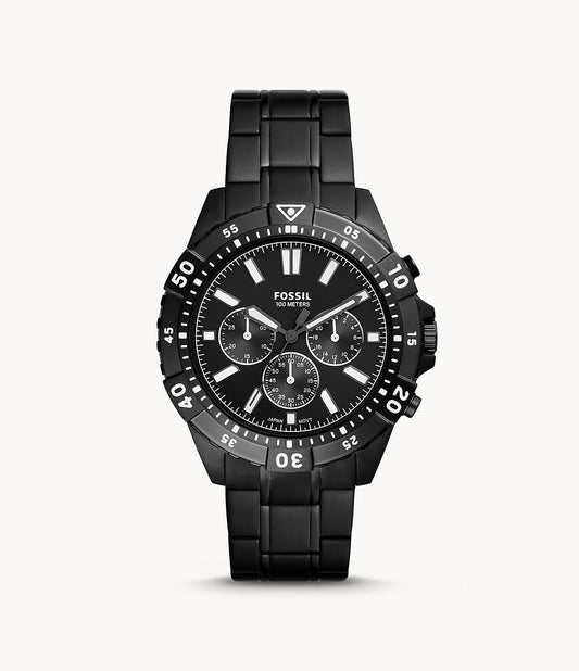 Buy Fossil Men's Chronograph Quartz Stainless Steel Black Dial 44mm Watch FS5773 in Pakistan