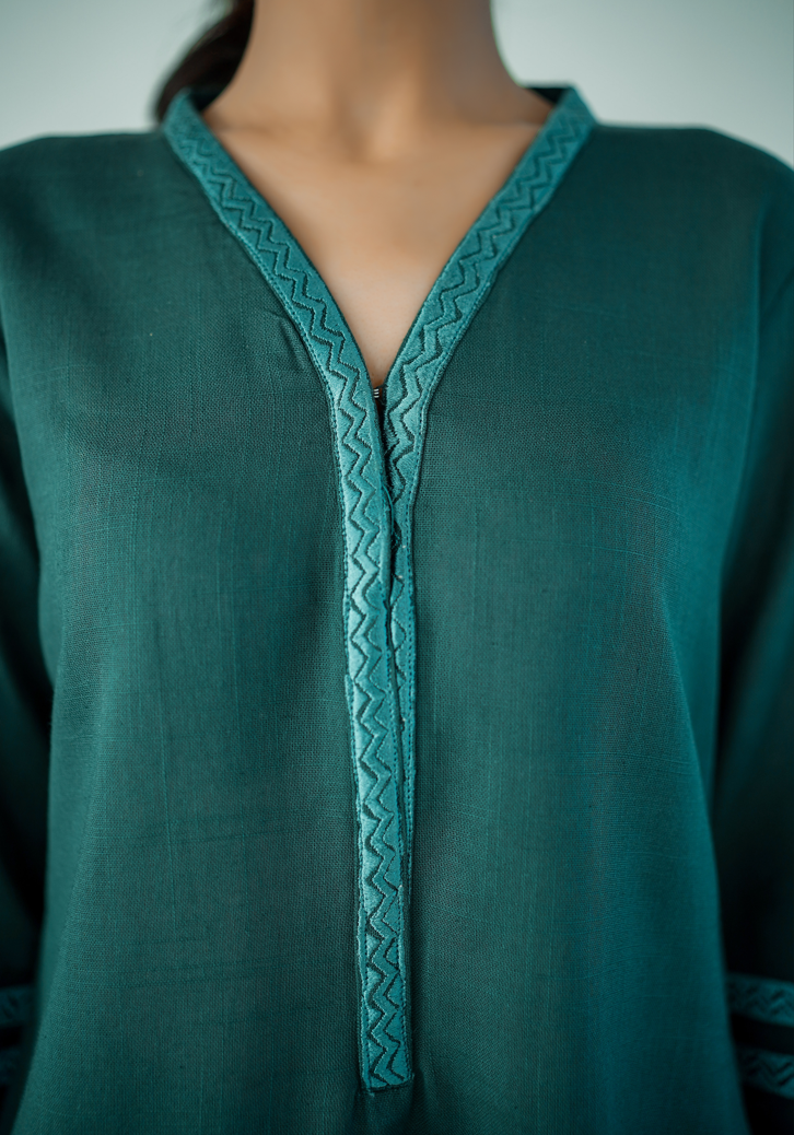 Buy Sea Green Irish Cotton 2 Pc in Pakistan