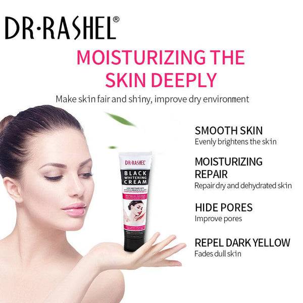 Dr Rashel Black Whitening Cream With Collagen For Body And Private Par