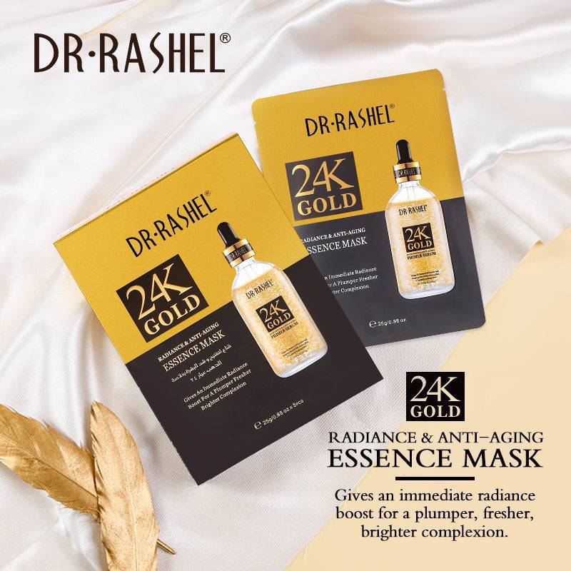 Buy Dr Rashel 24K Gold Radiance & Anti-Aging Essence Mask - Single in Pakistan