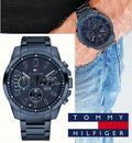 Buy Tommy Hilfiger Mens Chronograph Quartz Stainless Steel Blue Dial 46mm Watch - 1791560 in Pakistan