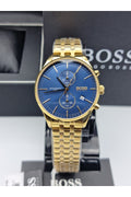 Buy Hugo Boss Mens Chronograph Stainless Steel Blue Dial 42mm Watch - 1513841 in Pakistan