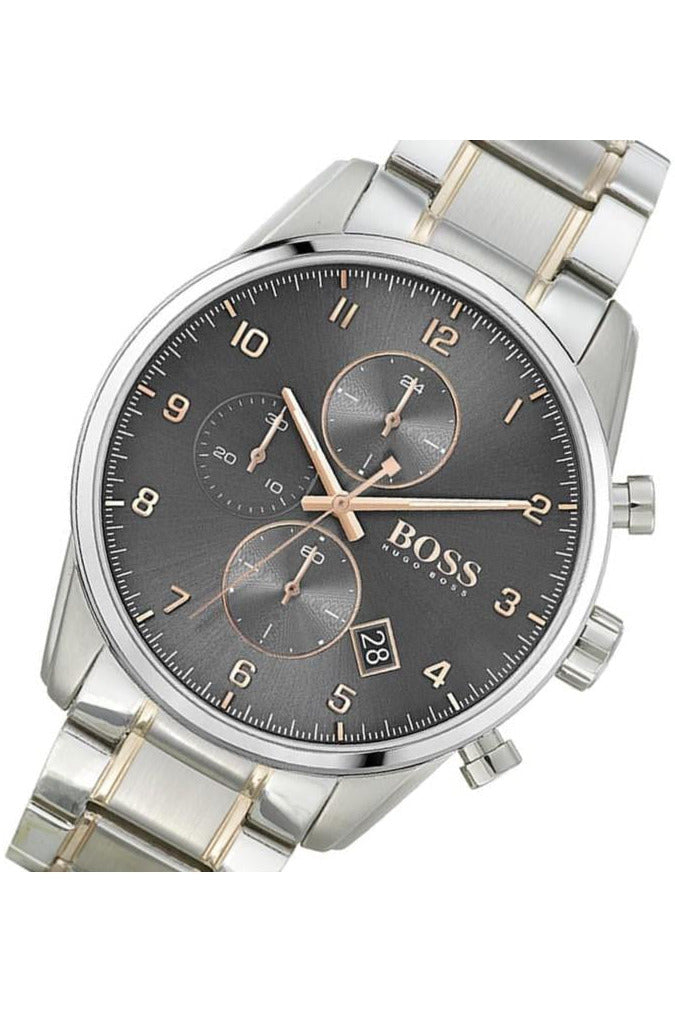 Buy Hugo Boss Mens Chronograph Analogue Quartz Stainless Steel Strap 44mm Watch - 1513789 in Pakistan