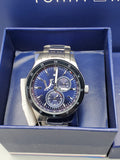 Buy Tommy Hilfiger Mens Analogue Quartz Stainless Steel Blue Dial 44mm Watch - 1791640 in Pakistan