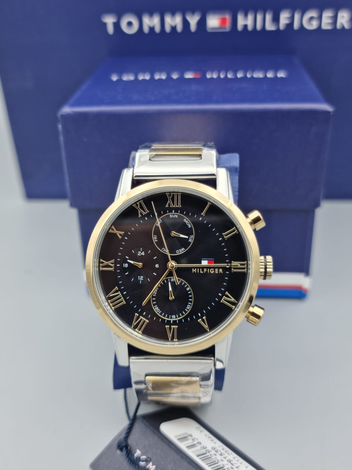 Buy Tommy Hilfiger Mens Quartz Stainless Steel Black Dial 44mm Watch - 1791539 in Pakistan