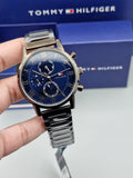 Buy Tommy Hilfiger Mens Quartz Stainless Steel Blue Dial 44mm Watch - 1791456 in Pakistan