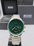 Buy Hugo Boss Mens Quartz Stainless Steel Green Dial 44mm Watch - 1513878 in Pakistan