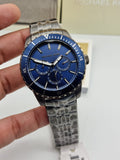 Buy Michael Kors Mens Chronograph Quartz Stainless Steel Blue Dial 44mm Watch - Mk7155 in Pakistan