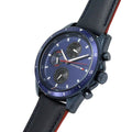 Buy Tommy Hilfiger Parker Blue Dial Blue Leather Strap Watch for Men - 1791839 in Pakistan