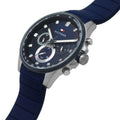 Buy Tommy Hilfiger Max Blue Dial Blue Rubber Strap Watch for Men - 1791970 in Pakistan