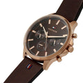 Buy Tommy Hilfiger Mens Quartz Brown Leather Strap Brown Dial 44mm Watch - 1710497 in Pakistan