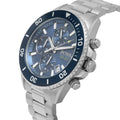 Buy Hugo Boss Mens Quartz Silver Stainless Steel Blue Dial 46mm Watch - 1513907 in Pakistan