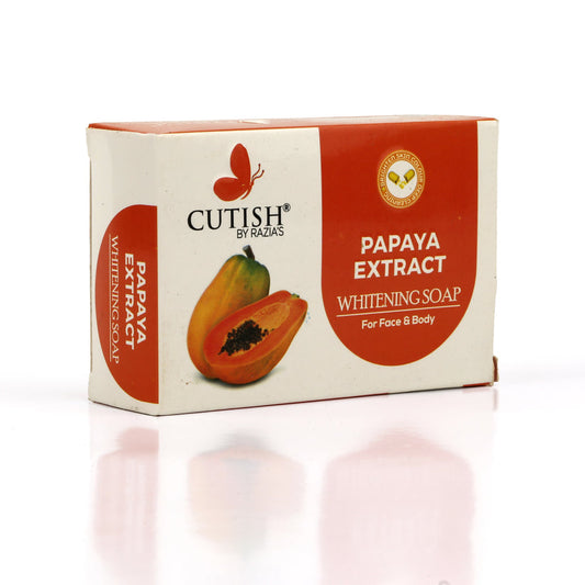 Buy Cutish Papaya Extract Whitening Soap in Pakistan