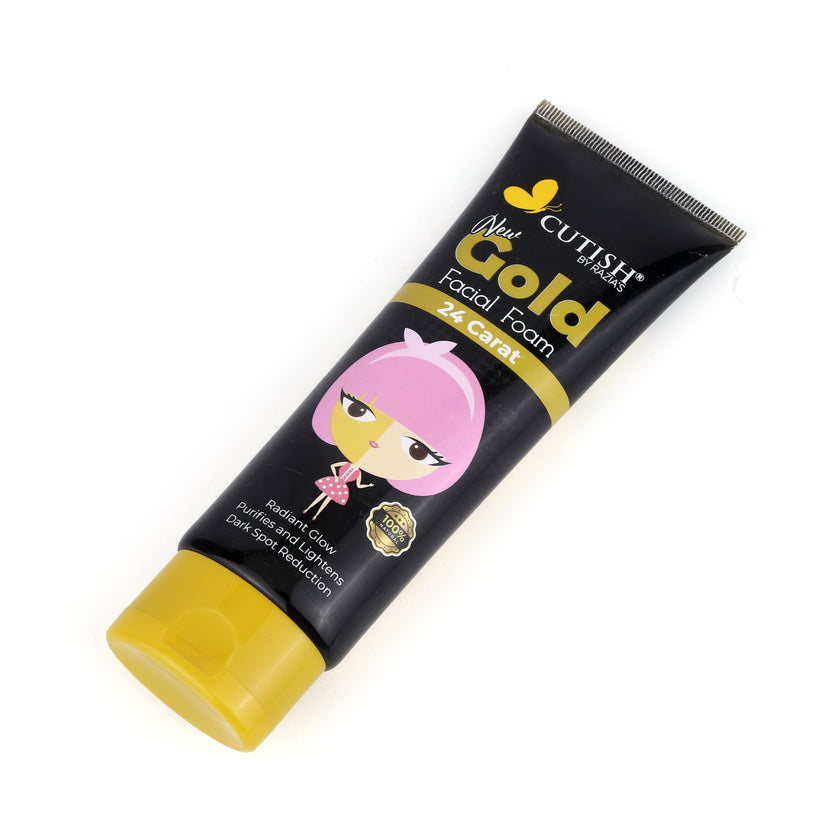 Buy Cutish Gold 24 Carat Facial Foam in Pakistan
