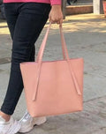 Buy Minimalist Shoulder Tote Bag - Pink in Pakistan