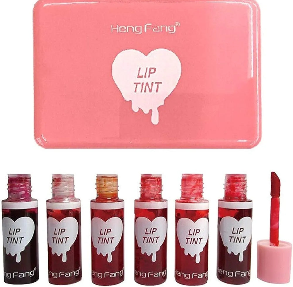 Buy Korean 6 Colors Lip Tint Stain Set in Pakistan