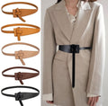 Buy Shein Double Sided Cashmere Coat PU Leather Belt in Pakistan