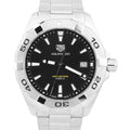 Buy Tag Heuer Aquaracer Black Dial Silver Steel Strap Watch for Men - WBD1110.BA0928 in Pakistan