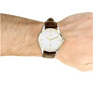 Buy Hugo Boss Mens Quartz Brown Leather Strap White Dial 43mm Watch - 1513486 in Pakistan